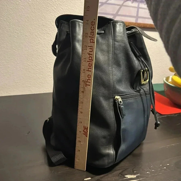 Coach Black Backpack Bag “Rare” - Picture 9 of 10